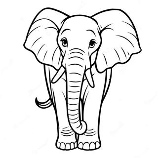 Afrikansk Elefant Malarbild 53086-44139