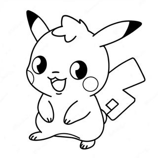 Sot Pikachu Som Leker Malarbild 53147-44181