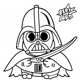 Darth Vader Angry Bird Malarbild 53177-44202