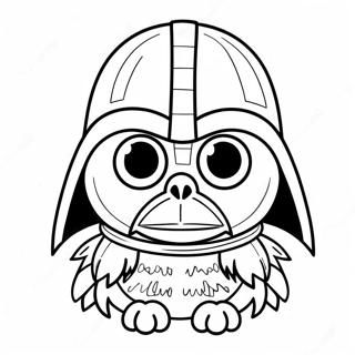 Darth Vader Angry Bird Malarbild 53177-44203