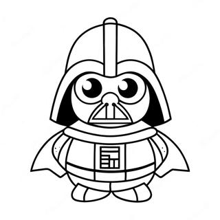 Darth Vader Angry Bird Malarbild 53177-44204