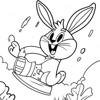 Bugs Bunny Dunkar Malarbild 532-427