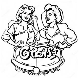 Grease Film Logotyp Malarbok 53618-44691