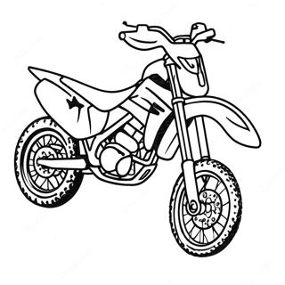 Honda Dirt Bike Racing Farglaggningssida 53738-44787