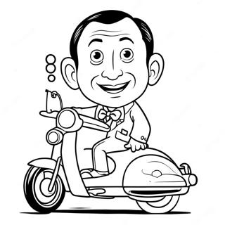 Pee Wee Herman Malarbild 53828-44854