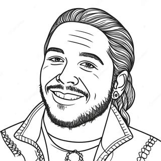 Post Malone Målarbilder