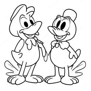 Donald Och Daisy Farglaggningssida 53918-44930