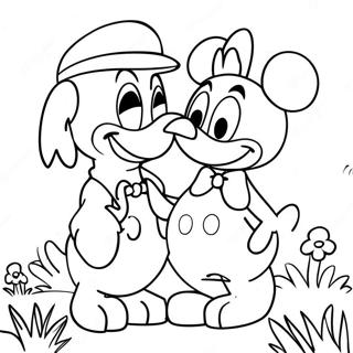 Donald Och Daisy Farglaggningssida 53918-44931