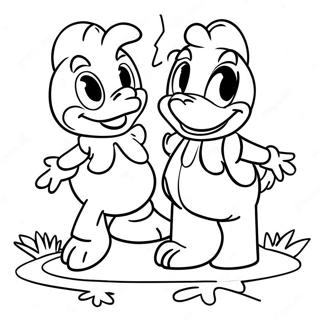 Donald Och Daisy Farglaggningssida 53918-44932