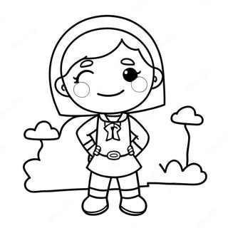 Word Girl Farglaggningssida 54441-45315