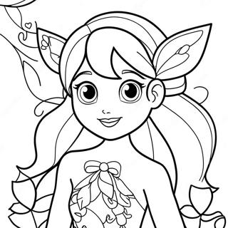 Winx Club Flora Målarbilder