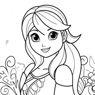 Winx Club Flora Farglaggningssida 54711-45544