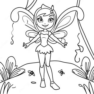 Flora Fran Winx Club I Natur Farglaggningssida 54712-45540