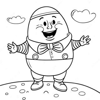 Fargglad Humpty Dumpty Malarbild 54762-45581