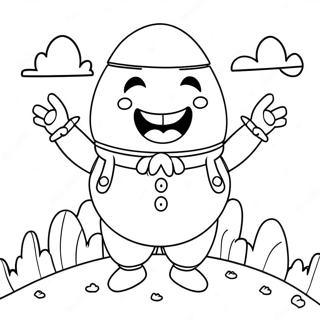 Fargglad Humpty Dumpty Malarbild 54762-45582