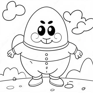 Fargglad Humpty Dumpty Malarbild 54762-45583