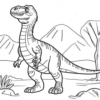 Allosaurus Malarbild 54971-45743