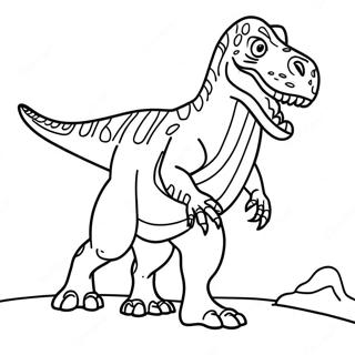 Allosaurus Malarbild 54971-45744