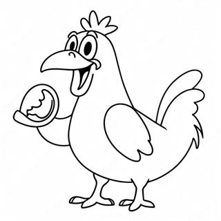 Foghorn Leghorn I En Komisk Pose Farglaggningssida 55222-45945