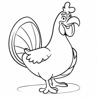 Foghorn Leghorn I En Komisk Pose Farglaggningssida 55222-45947