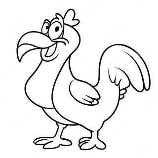 Foghorn Leghorn I En Komisk Pose Farglaggningssida 55222-45948