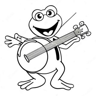 Kermit Spelar Banjo Farglaggningssida 55342-46046