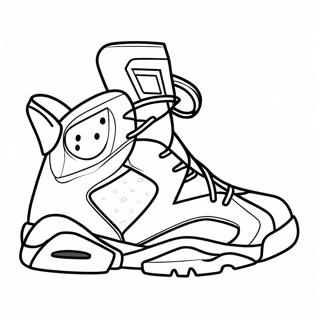 Stiliga Jordan 6 Sneakers Farglaggningssida 55672-46298