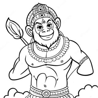 Hanuman Malarbild 56011-46563