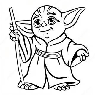 Yoda Med Ljussabel Malarbild 56142-46676