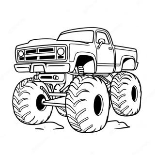 Julmonstertruck Malarbild 56171-46702