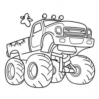 Julmonstertruck Malarbild 56171-46703