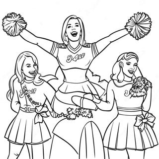 Washington Commanders Cheerleaders Malarbild 56202-46725