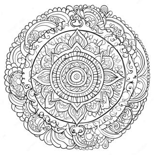 Upplysning Andlig Mandala Malarbild 56671-47094