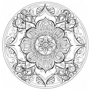 Upplysning Andlig Mandala Malarbild 56671-47095