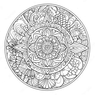 Upplysning Andlig Mandala Malarbild 56671-47096