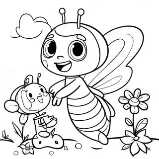 Maya The Bee Med Vanner Malarbild 56692-47118