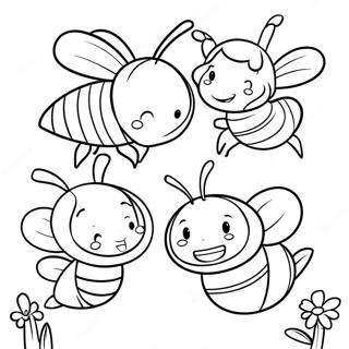 Maya The Bee Med Vanner Malarbild 56692-47119