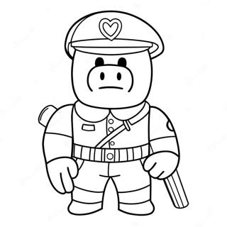 Roblox Soldat Piggy Farglaggningssida 56721-47138