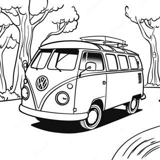 Vintage Volkswagen Van Farglaggningssida 56742-47161