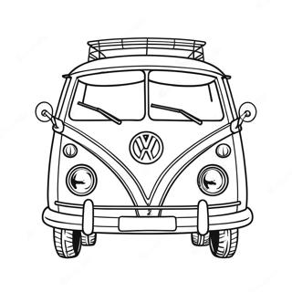 Vintage Volkswagen Van Farglaggningssida 56742-47162