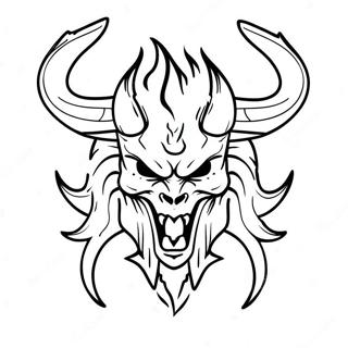 Diablo Med Flammor Malarbok 56842-47241