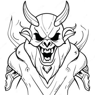 Diablo Med Flammor Malarbok 56842-47243
