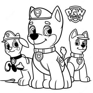 Paw Patrol Halloween Malarbild 57263-47626