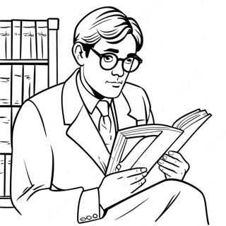 Atticus Finch Laser En Bok Malarbild 57324-47677