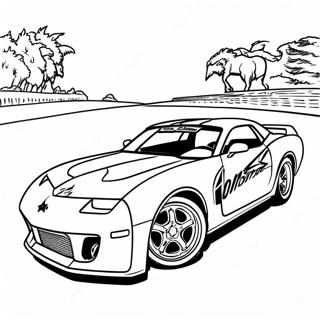 Trans Am Racingbil Malarbild 57425-47755