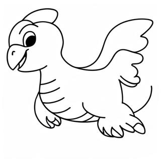 Lugia Flyger I Himlen Malarbild 57505-47813