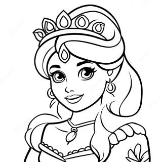 Fargglad Disney Prinsessa Tatuering Malarbild 57625-47909