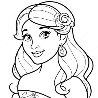 Fargglad Disney Prinsessa Tatuering Malarbild 57625-47911