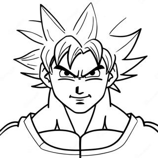 Goku I Super Saiyan Form Malarbild 57785-48033