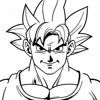 Goku I Super Saiyan Form Malarbild 57785-48035